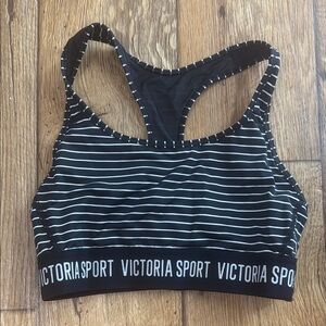 VS Black Striped Sports Bra